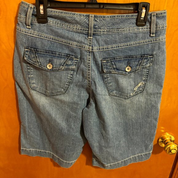 Style&Co Denim Shorts Tummy Control 6‎ Pocket - Picture 7 of 13